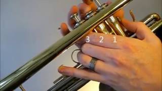 Learn how to play the E Major Arpeggio on trumpet