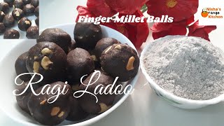 Ragi Ladoo || Finger Millet Balls || Nachni Ladoo || Nisha's Orange Kitchen