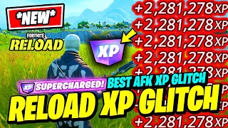 I Tested THE BEST FORTNITE RELOAD AFK XP GLITCH to see how much SUPERCHARGED XP we get! (NO TIMER)