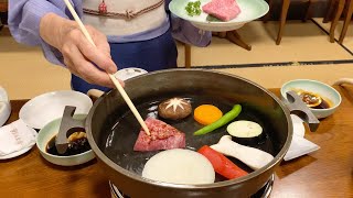 Must-Eat Wagyu Hotpot in Kyoto Japan