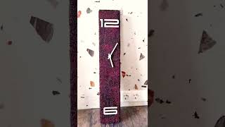 Tall modern wall clock