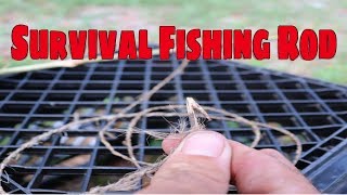 Primitive Technology: Survival Fishing Rod in Florida.