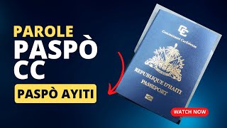 PassePort CC? Men ki strateji mwen itilize poum soumèt dosye ak paspò sa yo