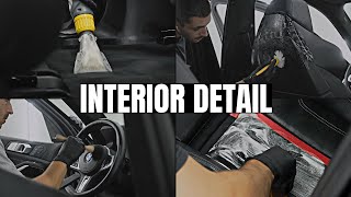 Deep Interior Cleaning A New BMW - Car Detailing