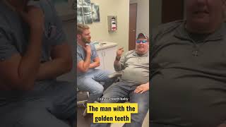 The man with the Golden Teeth #funny #dentist #gold #goat #funnyvideo