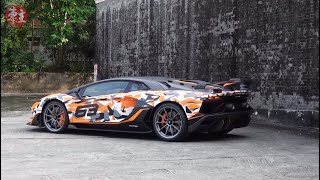 《車主》獨家～與限量林寶堅尼Aventador SVJ 63大牛SVJ 63斜陽下共舞