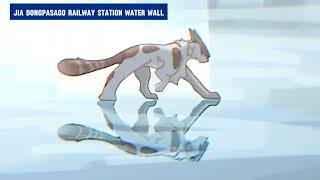 Cat walking on Frozen Han River 【 Animation 】 『이것이 원본의 원본! '꽁꽁 얼어붙은 한강 위로 고양이가 걸어다닙니다'』