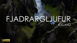 Fjadrárgljúfur Canyon - Iceland 4K hdr