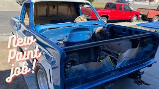 73 C10 PROJECT UPDATE: NEW PAINT JOB!!