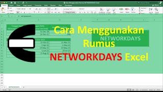 Cara Menggunakan Rumus NETWORKDAYS Excel - Compute Expert