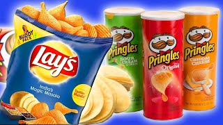 ТОП 3 рецепта хрустящих чипсов. Домашние чипсы Pringles. РЕЦЕПТ ПРИГОТОВЛЕНИЯ ЧИПСОВ LAYS