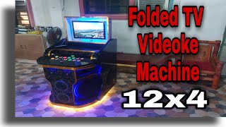 Folded Flat Screen | Videoke Machine 12x4 | premium setup | Sakura 733 | Piano xl sd | Crown Speaker