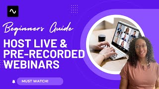 How to Host Live and Pre-Recorded Webinars | Riverside.fm Beginners Guide!