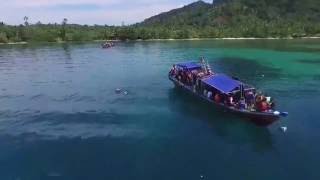 Pulau Pahawang Aerial Video Backpacker Kece