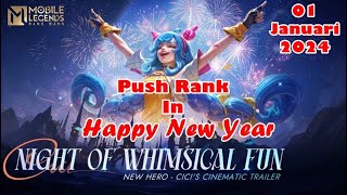 Push Rank Awal Tahun (1 Januari 2024) #kesepiankita #mobilelegends #mlbb