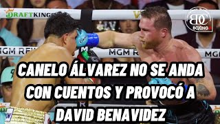 CANELO ÁLVAREZ Y DAVID BENAVIDEZ SE VIERON LAS CARAS Y SE PROVOCARON EN LAS VEGAS #CaneloMunguia