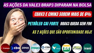 VALE3 Sobe Forte e Petr3 Cai Forte! O Quê Aconteceu Para Bolsa Subir Tanto?