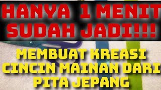 CARA MEMBUAT CICIN MAINAN DARI PITA JEPANG#shorts