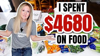 $260 ONE MONTH GROCERY HAUL | FEEDING A FAMILY OF 6 FOR $65/WEEK