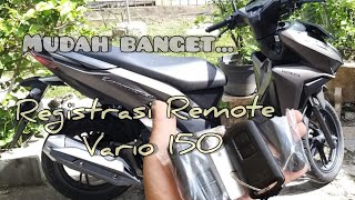 cara program registrasi setting alarm keyless honda vario 150 dan scoopy 2020 daftar tambah remote )