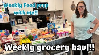 Weekly Grocery Haul and Meal Plan | Homemaker Prep for the week!