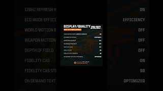 BEST CONSOLE AIM, CONTROLLER AND DISPLAY SETTINGS FOR WARZONE AND MULTIPLAYER #warzone #cod #bo6