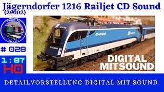 Jägerndorfer 1216 CD Railjet Sound H0