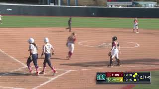 UNCW Softball Game 2 Highlights vs Elon | 3-16-24