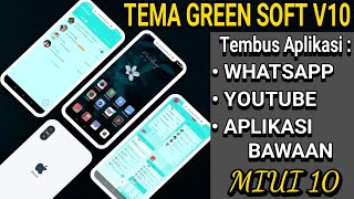 TEMA GREEN SOFT MIUI 10 TERBARU MANTAP TEMBUS WA, YOUTUBE & SEMUA APLIKASI BAWAAN