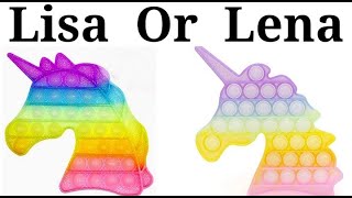 LISA OR LENA (Unicorn Fidgets) | FIDGETS