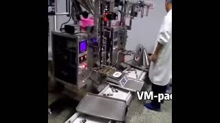 #Meal replacement powder  single line automatic round corner packingmachine # from VM-PACKING