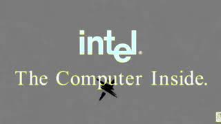 Intel the computer inside logo but theres all colors