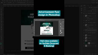 Drone Advertisement Flyer Design in Photoshop #shorts