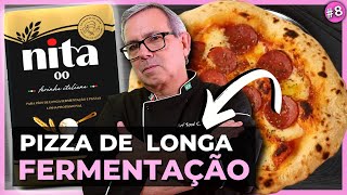 MASSA DE PIZZA DE LONGA FERMENTAÇÃO | Teste Farinha Nita 00 W 280