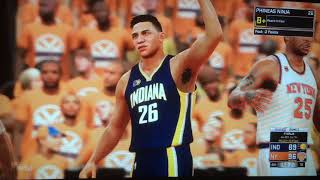 NBA2K17 PS4 My Career- 3 game losing streak Playoff R1G3