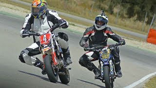 Mini Super Motard Duel "D Gonzalez VS M Sheriff" May 2017