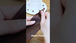 #amzonproduct watch pouch organizer protect your watch! #watchcase #leather