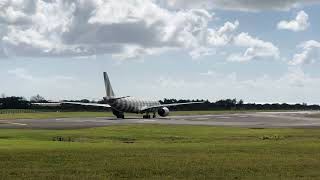 Condor flight take off from Mauritius at 08:56 #condor #flight #sky #takeoff