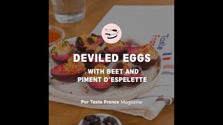 Deviled Eggs with Beet and Espelette Pepper | Recipe | EN