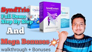 Syndtrio Review & ⚡Custom Bonuses⚡ | Rank Your Every Videos And Sites At no 1️⃣ 🏆