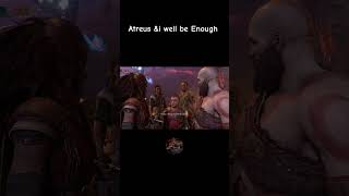 Kratos  Sad ; Atreus and i well be enough for Odin #godofwar #godofwarragnarok #gaming #shorts