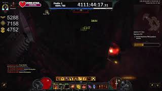 Day 788: (Worlds First) Diablo 3 100% Solo Non Seasonal Speedrun w/RoS & Necro (ENVTuber)