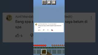 tutor komen dong cil | Q&A Minecraft Parkour #lagteam #shorts #qna #minecraft #parkour #subscribewoy