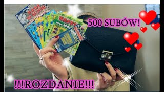 🎆🎉ROZDANIE DLA MOICH SUBSKRYBENTÓW!🎆🎉#rozdanie #500subskrypcji #rozdaniedlasubskrybentów