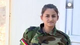 Kurdish Womens Peshmerga Soldiers