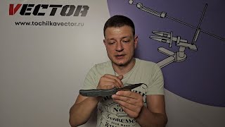 Заточка складного ножа Spyderco Endura (копия), Эльборы МС-1+алмаз ОСБ 7/5. Поверхностная полировка.