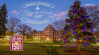 Happy Holidays from Dean College