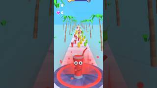 Juice Run Game | #satisfyingvideo #racinggame #gameplay