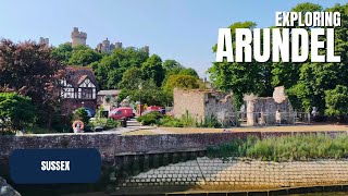 Exploring ARUNDEL | Castles, Cathedrals and Gorgeous Sussex Scenery | Let's Walk 4K