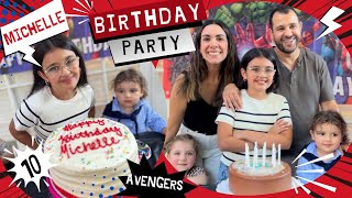 MARVEL BIRTHDAY PARTY // MICHELLE TURNS 10